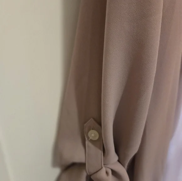 [EUC] New York & Co Womens Sz XL Blouse Top Lilac Purple Convertible 3/4 Sleeve - Picture 5 of 8